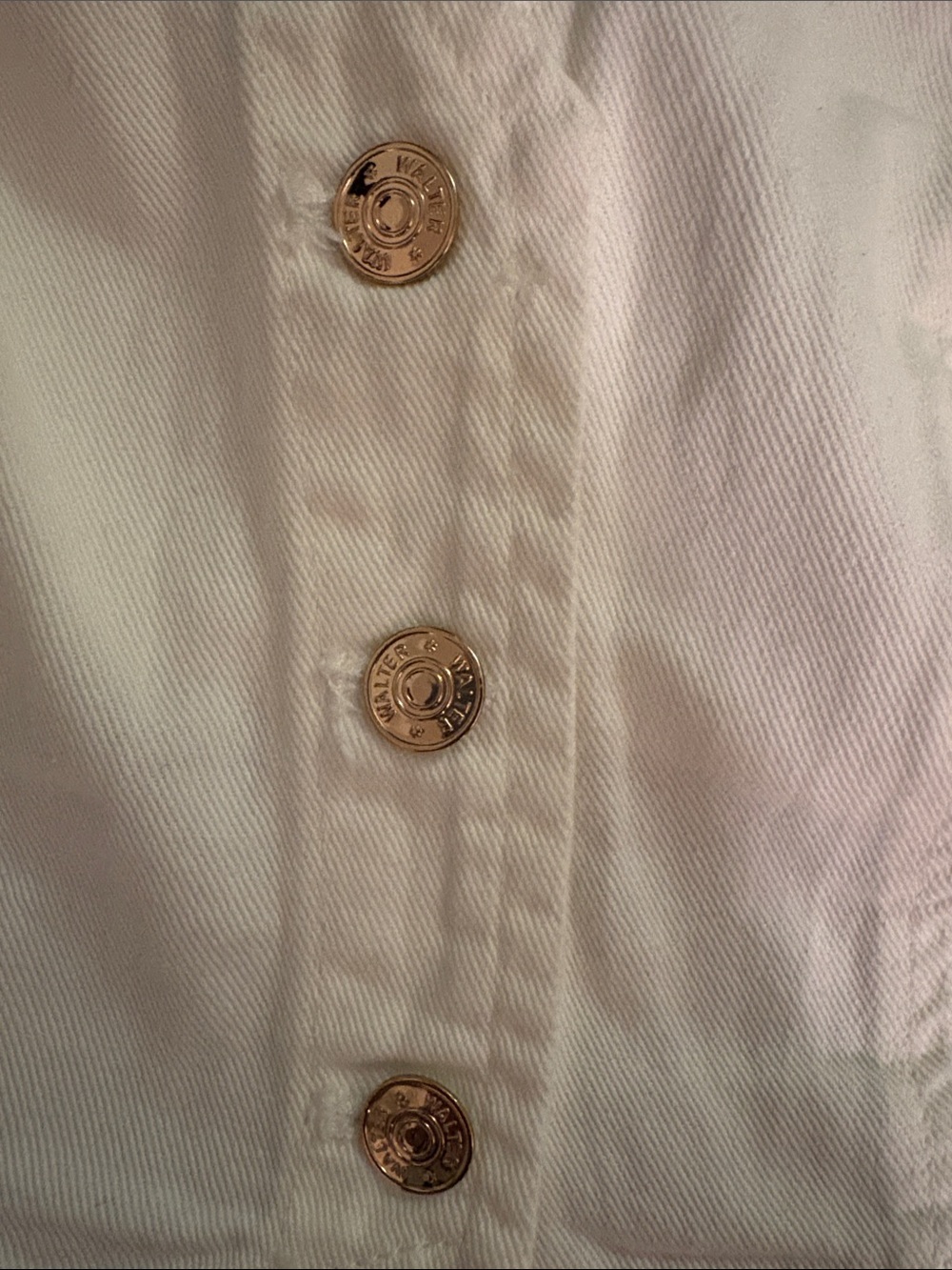 Walter Baker Cropped Button Front V-Neck Vest - Picture 3 of 7